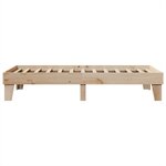 vidaXL Cadre de lit sans matelas 90x200 cm bois de pin massif
