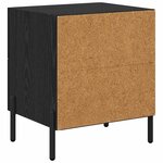 vidaXL Cabinet de chevet 2 Pièces Chêne noir 40 x 35 x 47 5 cm