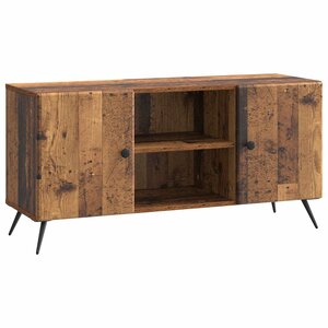 vidaXL Meuble TV 102 x 34 5 x 50 cm Bois ancien Bois d'ingénierie