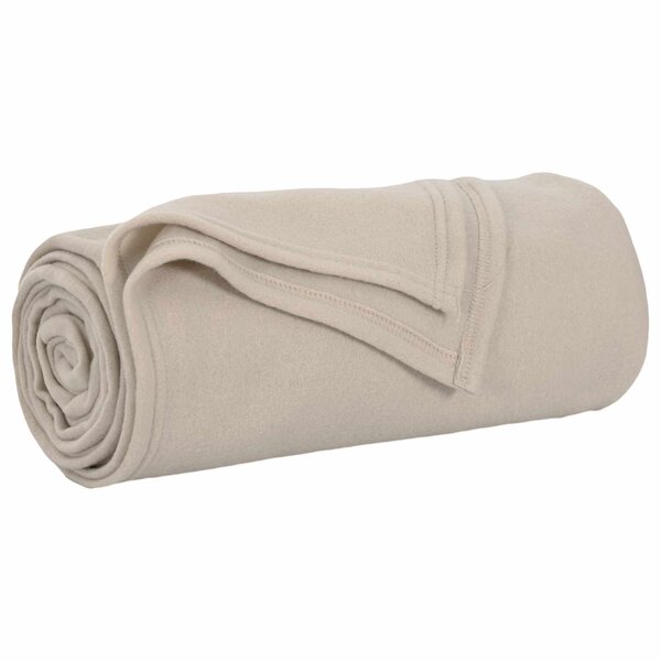 vidaXL Couvertures à jeter 24 Pièces Beige 170 x 130 cm Toison