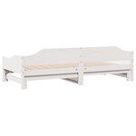 vidaXL Lit de jour et lit gigogne sans matelas 90x200 cm bois massif