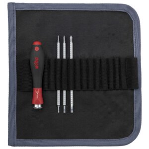 Wiha Sac à tournevis 4 Pièces avec lames interchangeables SYSTEM 4