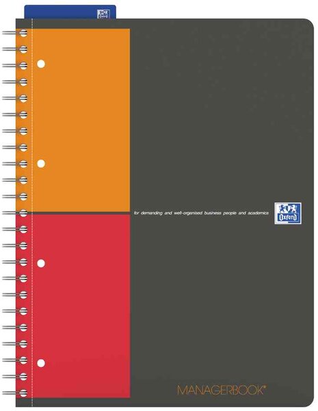 International Collegeblock 'MANAGERBOOK', format A4+ OXFORD