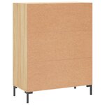 vidaXL Buffet chêne sonoma 69 5x34x90 cm bois d'ingénierie