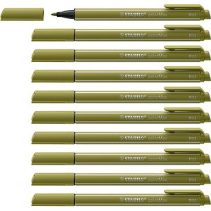 Stylo-feutre pointmax  vert épinard x 10 stabilo
