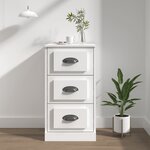 vidaXL Buffet blanc 36x35 5x67 5 cm bois d'ingénierie
