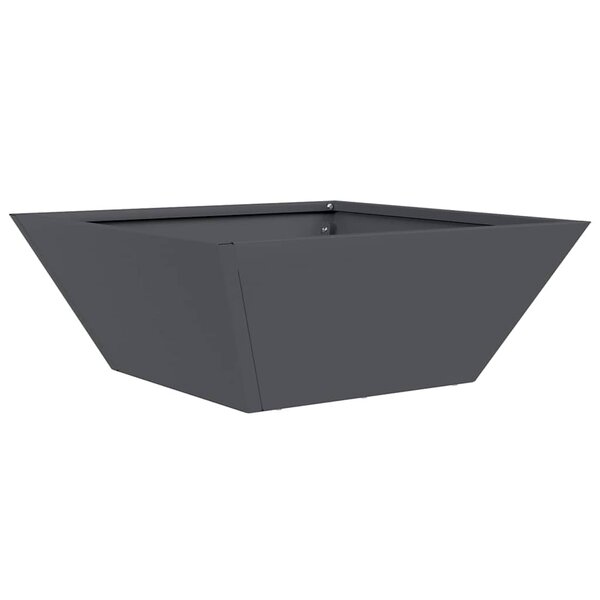 vidaXL Cache-pot de jardin Anthracite 40 x 40 x 15 cm
