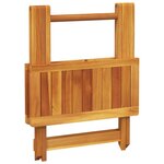 vidaXL Ensemble à manger de jardin pliable 3 Pièces bois d'acacia massif