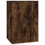 vidaXL Meubles TV muraux 2 Pièces Chêne fumé 40x34 5x60 cm