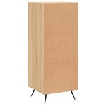 vidaXL Buffet Chêne sonoma 34 5x34x90 cm Bois d'ingénierie