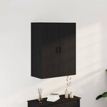 Armoire murale vidaXL Chêne noir 69 5x34x90 cm Bois reconstitué