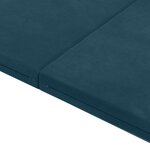vidaXL Canapé-lit pliable 140 x 67 x 15 cm Bleu