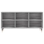 vidaXL Meuble TV sonoma gris 103 5x30x50 cm bois d'ingénierie