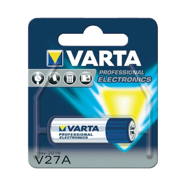 Blister de 1 Pile alcaline 4227 V27A (LR27) VARTA