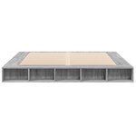 vidaXL Cadre de lit sonoma gris 180x200 cm bois d'ingénierie