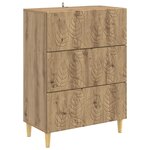 vidaXL Armoire à tiroirs 66 x 34 5 x 90 cm Bois d'ingénierie
