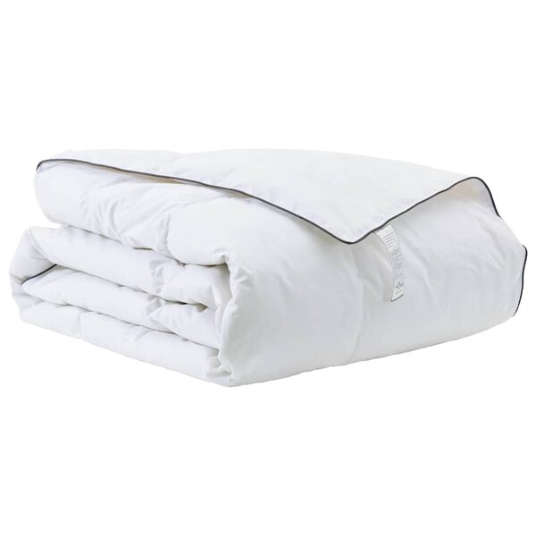 vidaXL Duvet d'hiver Blanc 155 x 200 cm Plume