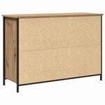 vidaXL Buffet chêne artisanal 100 x 35 x 70 cm Bois d'ingénierie