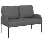 vidaXL Ensembles de canapés 3 Pièces Gris foncé 115 x 56 x 80 cm