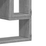 vidaXL Étagère murale sonoma gris 96x12x64 cm bois d'ingénierie