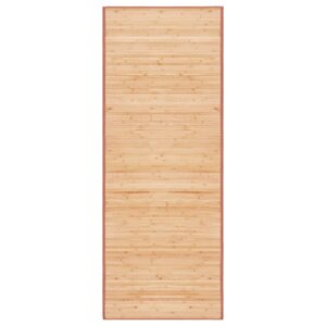 vidaXL Tapis en bambou 80x200 cm Marron