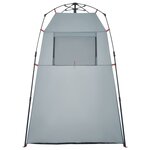 vidaXL Tente d'intimité gris libération rapide imperméable