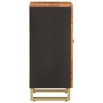 vidaXL Armoire latérale marron et noir 40x33 5x75 cm bois de manguier