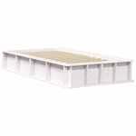 vidaXL Cadre de lit avec stockage Blanc 80 x 200 cm bois
