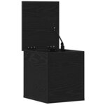 vidaXL Boîte de Rangement Chêne noir 30 x 35 x 35 cm Bois d'ingénierie