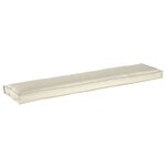 vidaXL Coussin de palette Crème 180 x 40 x 8 cm Tissu Oxford