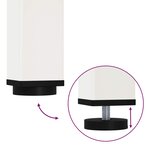 vidaXL Table de salle à manger / Table de repas Blanc