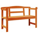 vidaXL Banc d'extérieur Acacia 119x76x44 cm Bois massif
