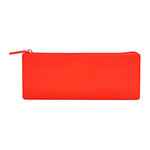 Trousse antartik triangulaire 1 compartiment silicone soft  touch coloris intenses        assortis