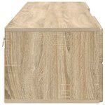 vidaXL Meuble TV Chêne sonoma 150 x 39 x 30 cm Bois d'ingénierie