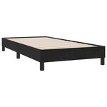 vidaXL Cadre de lit sans matelas noir 80x220 cm velours
