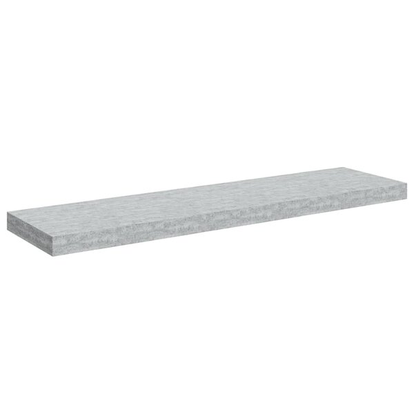 vidaXL Étagère murale flottante Gris béton 90x23 5x3 8 cm MDF