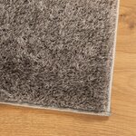 vidaXL Tapis ISTAN à poils longs aspect brillant gris 200x280 cm