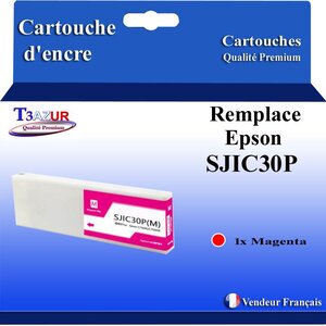 Cartouche compatible avec Epson ColorWorks TM C7500G  C7500GE remplace Epson SJIC30P - Magenta - 294 3 ml