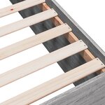 vidaXL Cadre de lit sonoma gris 90x190 cm bois d'ingénierie