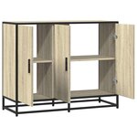 vidaXL Buffet chêne sonoma 94x35x76 cm bois d'ingénierie