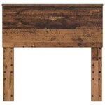 vidaXL Tête de lit Bois Ancien 80 cm Bois d'ingénierie