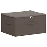 vidaXL Boîte de rangement 24 pc Tissu intissé 50 x 30 x 25 cm 37 5 L