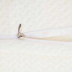 vidaXL Coussin pour le cou Blanc 57 x 36 x 13 cm Polyester