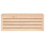 vidaXL Boîte de rangement 89x36 5x33 cm Bois massif de pin