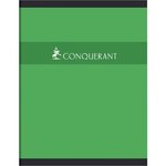 Cahier scolaire piqûre papier 70 grammes Couverture carte assortie 17x22 cm 96 pages grands carreaux