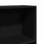 vidaXL Bibliothèque noir 60x24x109 cm bois d'ingénierie
