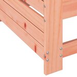 vidaXL Canapé de jardin accoudoir avec table d'appoint massif douglas