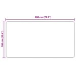 vidaXL Coureur de Tapis MARSA Multicolore 100 x 200 cm