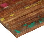 vidaXL Dessus de table 100x50x3 8cm rectangulaire bois massif récupéré