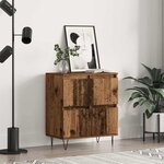 vidaXL Buffet Marron 60 x 35 x 70 cm Bois d'ingénierie